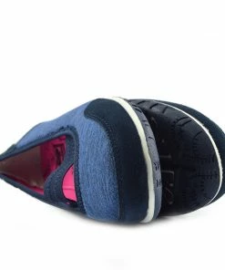 Kickfootwear Arbury Flat Mary Jane Walking Ballerina Pumps - Navy-F80209 WOMENS