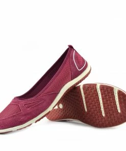 Kickfootwear Arbury Flat Mary Jane Walking Ballerina Pumps - Magenta F80210