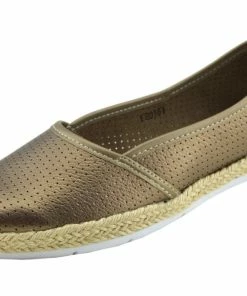 Kickfootwear Dalton Espadrille Slip On Flat Loafer Pumps - Brown 7 Kickfootwear Dalton Espadrille Slip On Flat Loafer Pumps - Brown