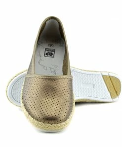 Kickfootwear Dalton Espadrille Slip On Flat Loafer Pumps - Brown 6 Kickfootwear Dalton Espadrille Slip On Flat Loafer Pumps - Brown