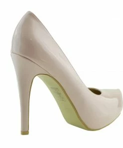 Kickfootwear WOMENS Patent Stiletto Court Shoes - Pink