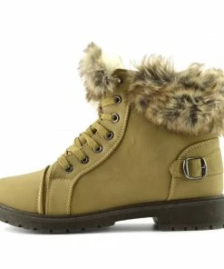 Kickfootwear WOMENS Willow Warm Grip Sole Winter Boots - Taupe