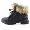 Kickfootwear WOMENS Willow Warm Grip Sole Winter Boots - Black