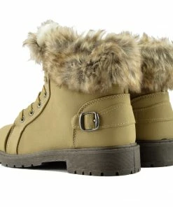Kickfootwear WOMENS Willow Warm Grip Sole Winter Boots - Taupe 7 Kickfootwear WOMENS Willow Warm Grip Sole Winter Boots - Taupe