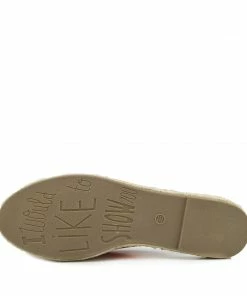 Kickfootwear Floral Summer Slip On Mules - Orange