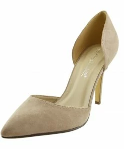 Kickfootwear Mila Pointed Toe Stiletto Court Shoes - Nude
