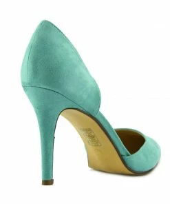 Kickfootwear Mila Pointed Toe Stiletto Court Shoes - Light Green