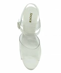 Kickfootwear Womens Charmaine Clear Perspex High Heels Fashion Platform Pole Dancing Shoes - Clear 482 5 Kickfootwear Womens Charmaine Clear Perspex High Heels Fashion Platform Pole Dancing Shoes - Clear 482