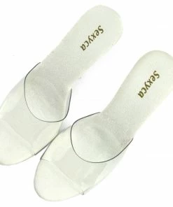Kickfootwear Womens Charmaine Clear Perspex High Heels Fashion Platform Pole Dancing Shoes - Clear 5 Kickfootwear Womens Charmaine Clear Perspex High Heels Fashion Platform Pole Dancing Shoes - Clear