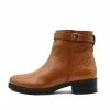 Kickfootwear York Leather Chelsea Tan Buckle Boots - 1006